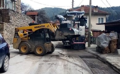 Ремонт нa уличната мрежа в Чепеларе