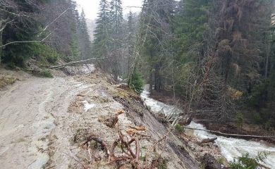 Пътят за Мугла след Герзовица е затворен поради срутище